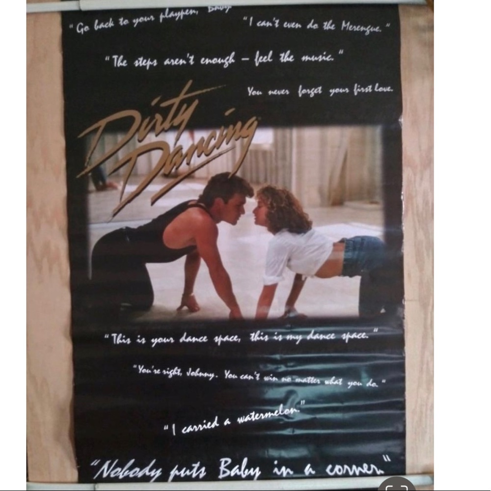 Dirty Dancing Poster 💃🕺Johnny Castle & Baby Lions Gate #3534 Patrick Swayze